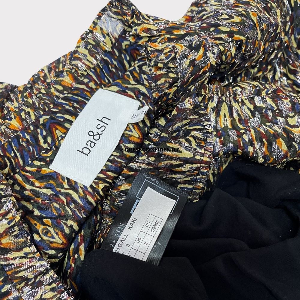 BA&SH Gallas Silk-Blend Ruffle Top - Picture 9 of 9